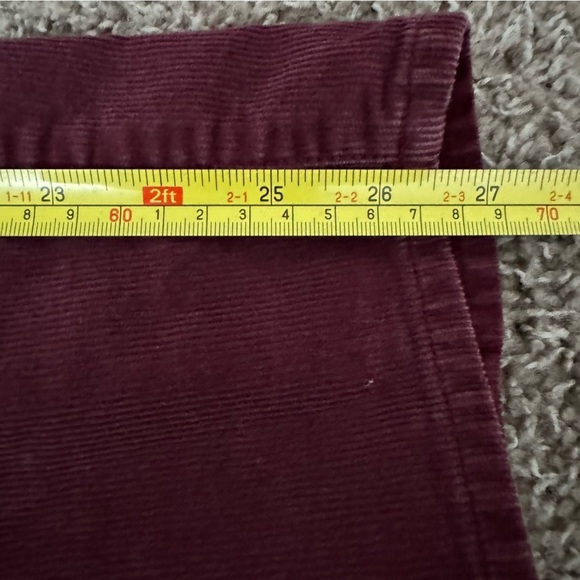 J. Crew Factory Women’s Skinny‎ Corduroy Pants in Red Size 26 - Picture 6 of 7